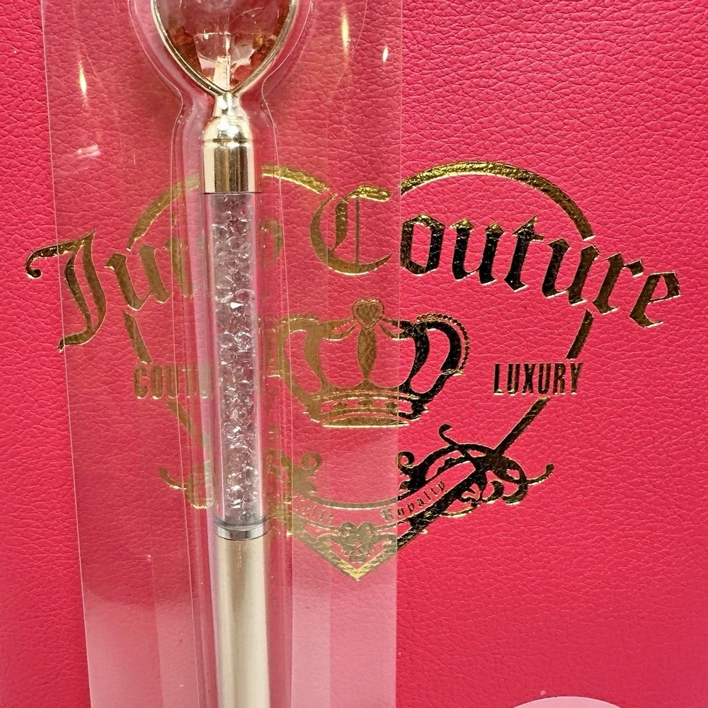 Juicy Couture 2026-2027 Zip Planner Journal Pink Heart Pen 18 Month New - Picture 3 of 12